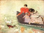 Mary Cassatt Feeding the Ducks oil